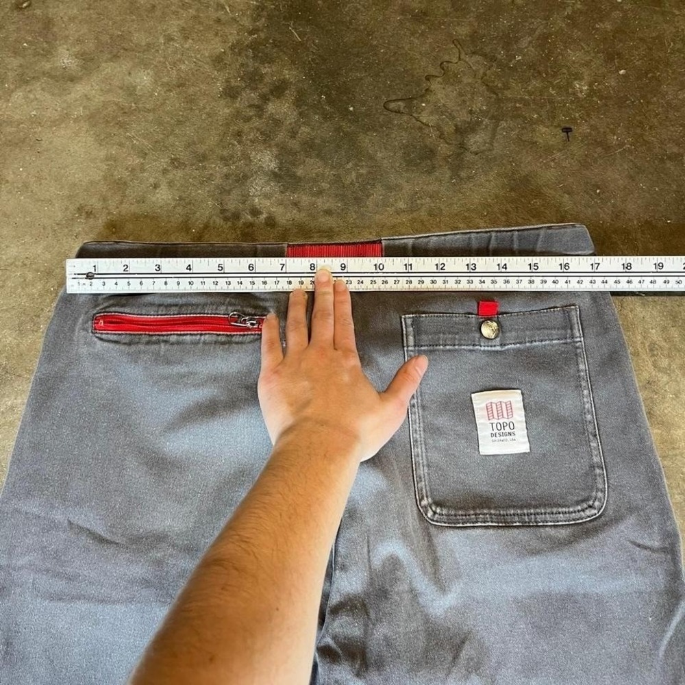 Topo Designs grey jeans Men's Size large - Picture 8 of 8